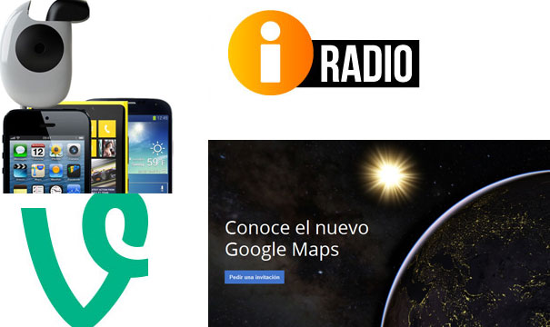 Novedades: Vine, iRadio, Google Maps y Floome