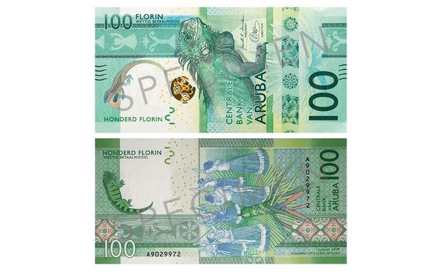 Los 100 florines de Aruba es el billete más bonito del mundo en 2020