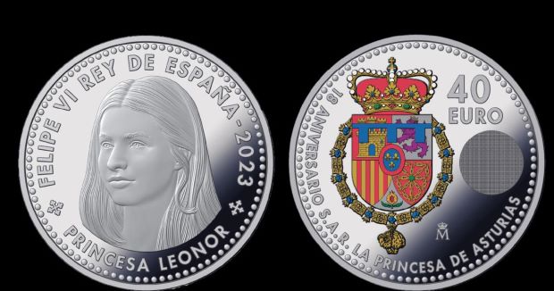 Nueva moneda con el rostro de la princesa Leonor